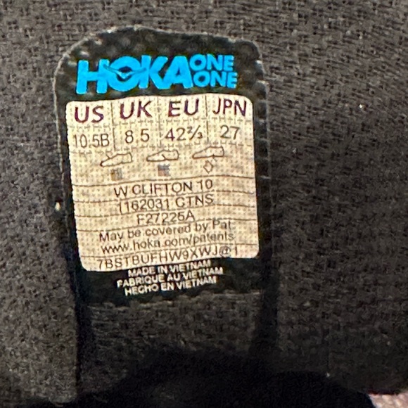 Hoka Clifton 10 Women's Pink Running Shoes size 10.5B - Picture 9 of 9